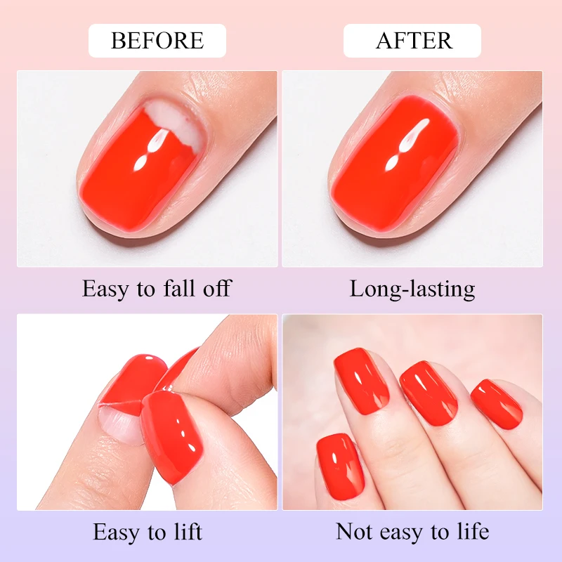 MTSSII 7ML disidratatore per la preparazione delle unghie primer per unghie naturali smalto per unghie Gel Air Dry Soak Off Base Top Coat Nail Art vernice Manicure