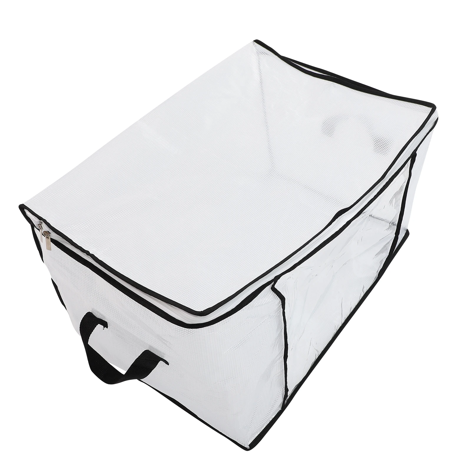 

Waterproof Quilt Bag Bedding Organizer Large Capacity PVC Storage Container Stable Handles