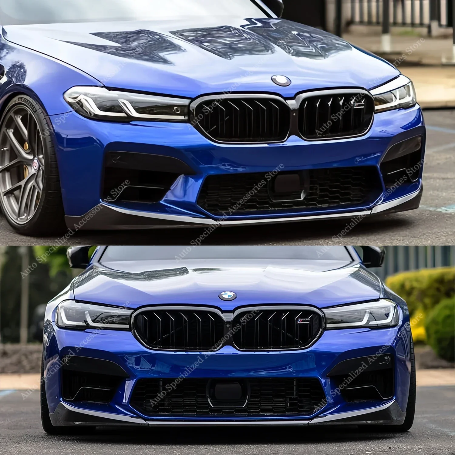 

MP Style ABS Front Bumper Lip Spoiler Splitter Diffuser Bodykits For BMW F90 M5 M5 Competition 2020-2023 LCI Bodykits Tuning
