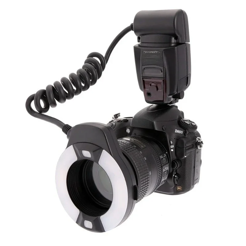 Flash SLR camera macro ring flash