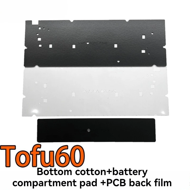 PORON for Wooting60HE Change To TOFU60 Shell Special Magnetic Switch Mechanical Keyboard Sound Bag Sandwich Cotton Bottom Cotton