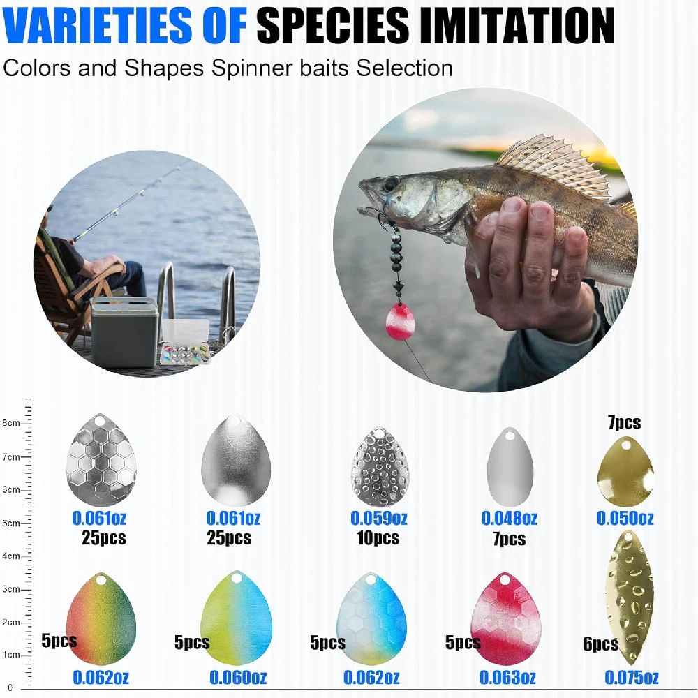 Kit de aparejos Walleye con cuchillas Colorado – Spinner y arnés - imagen 4