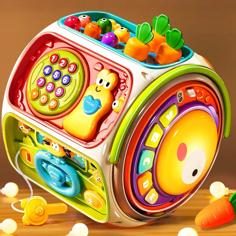 Jouet de téléphone portable pour bébé, haut-parleur de musique pour enfants, avec son et lumière, jouet de développement éducatif, cadeaux pour enfants de 12 mois