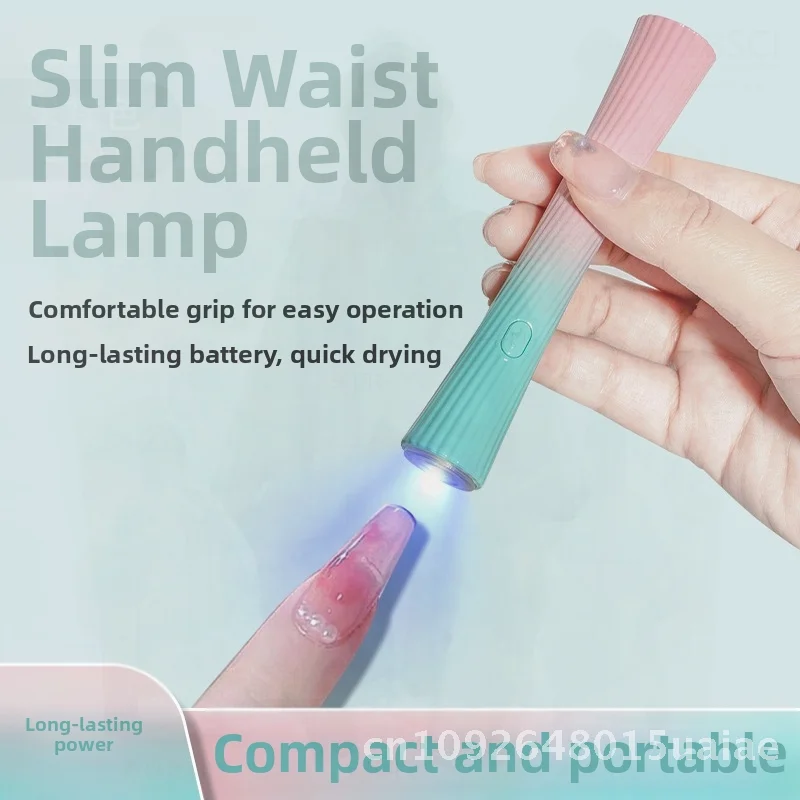 Draagbare Mini Nail Art Light Alles-in-één draagbare fototherapielamp met stroomopslagfunctie voor nagelkunstwerk