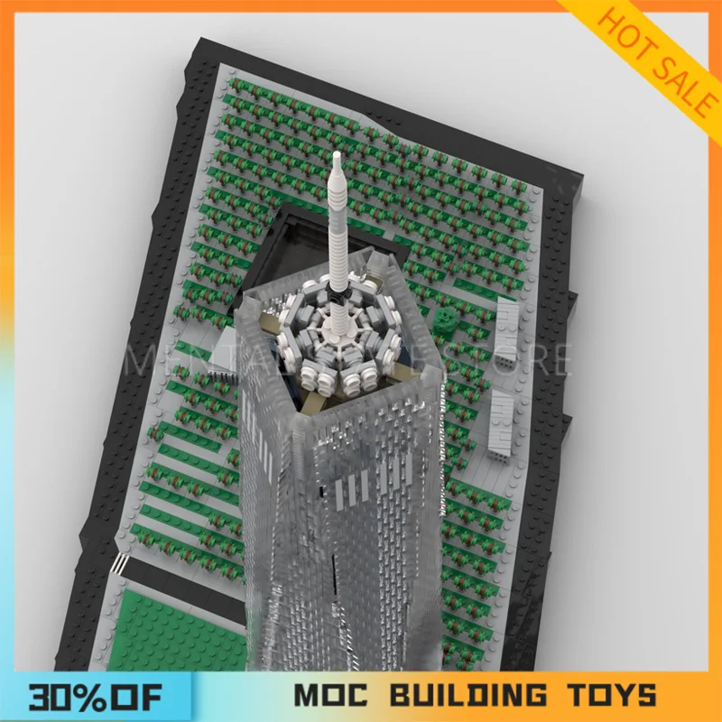 맞춤형 MOC One World Trade Centre Ver4 빌딩 블록, 기술 벽돌, DIY 크리에이티브 조립 장난감, 명절 선물, 8463PCs, 신제품