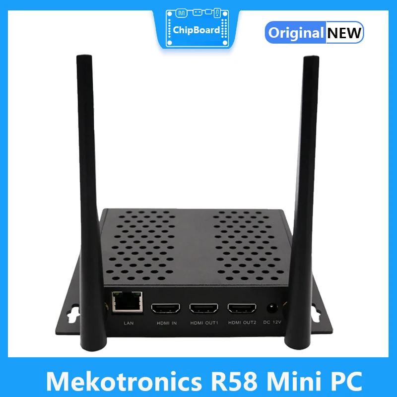 Mekotronics R58 Gabinete Mini Alumínio, Rockchip, RK3588