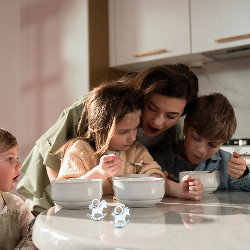 

24Pcs Acrylic Rocking Shower Charms Blue Transparent Party Table Decorations Favor Shower Charms