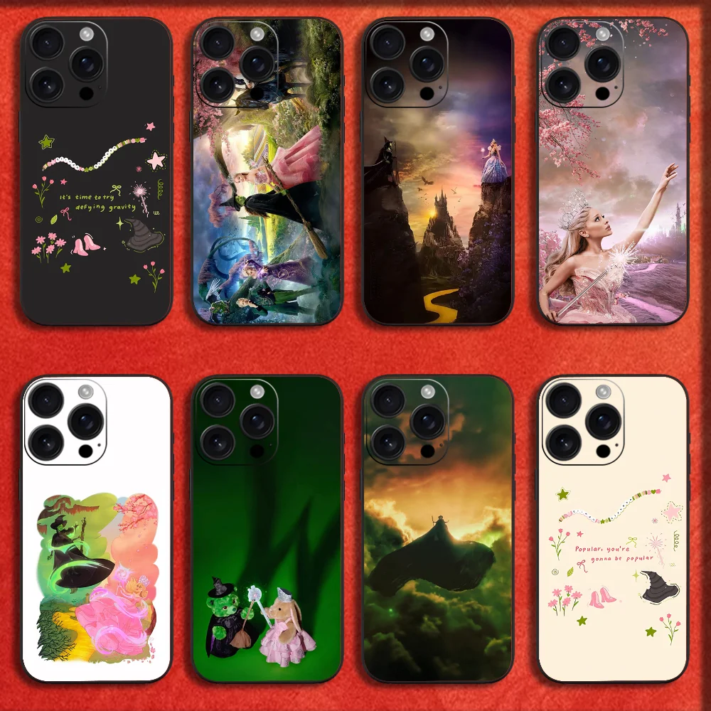

Film W-Wicked Bad Witch Phone Case For iPhone 16,15,14,13,12,11,Pro,XS,Max,XR,Plus,E,Mini Black Shockproof Cover