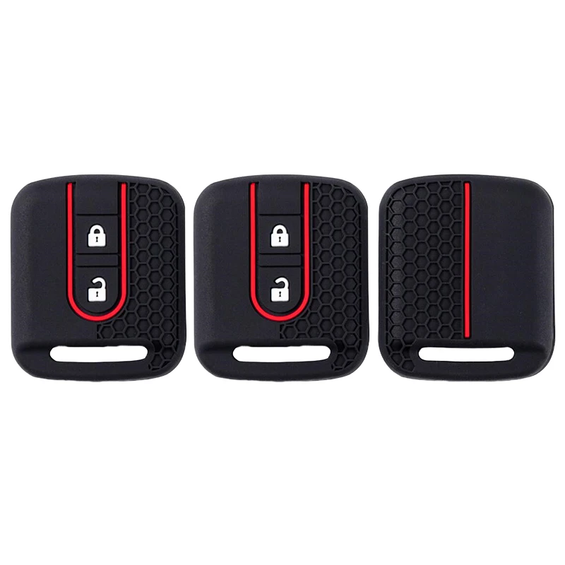 Silicone Car Key Case Cover For Nissan Primera X Trail T-31 Pathfinder Navara Qashqai J10 J11 Note Tiida Keychain Accessories