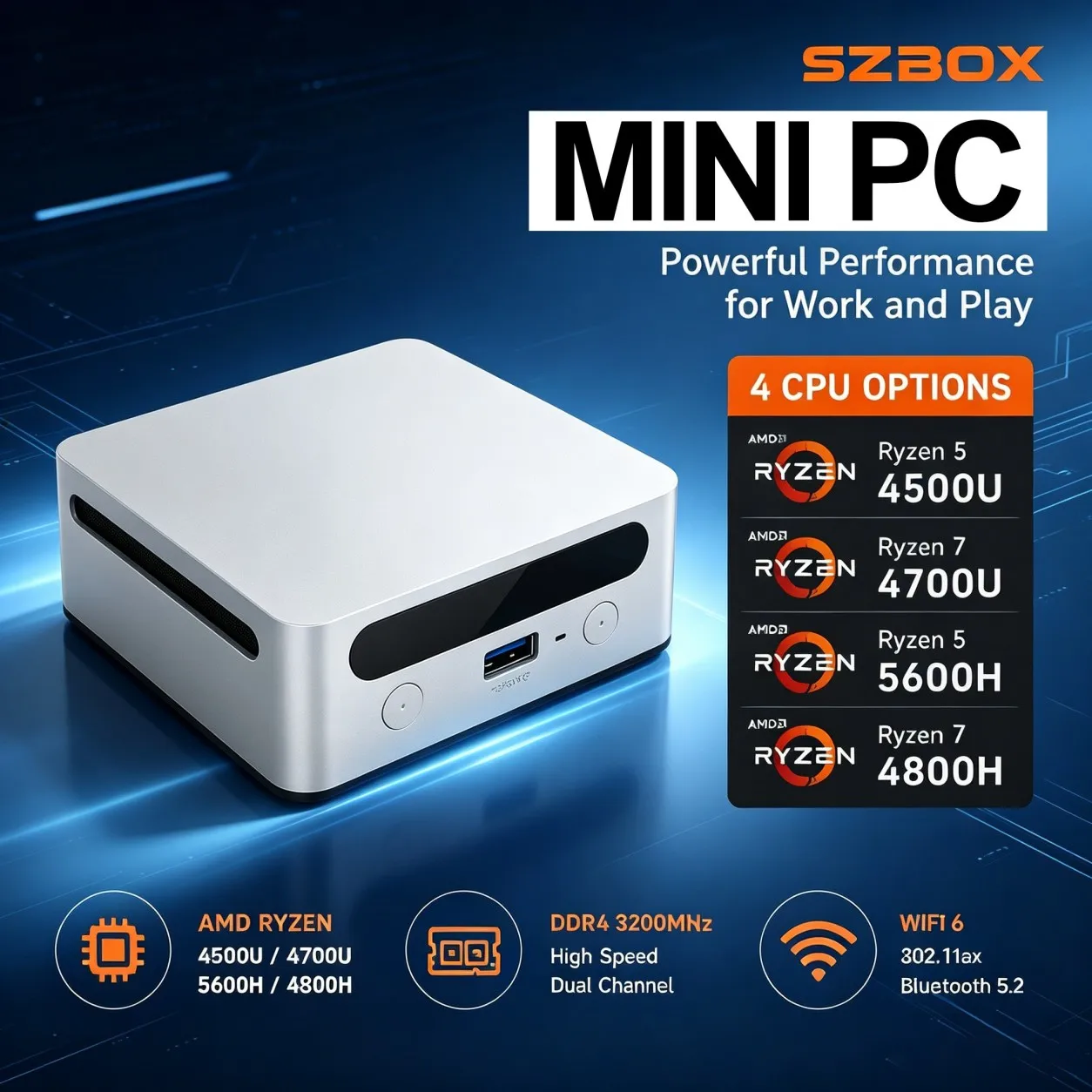 Amd ryzen 5 4500u mini pc-AliExpress