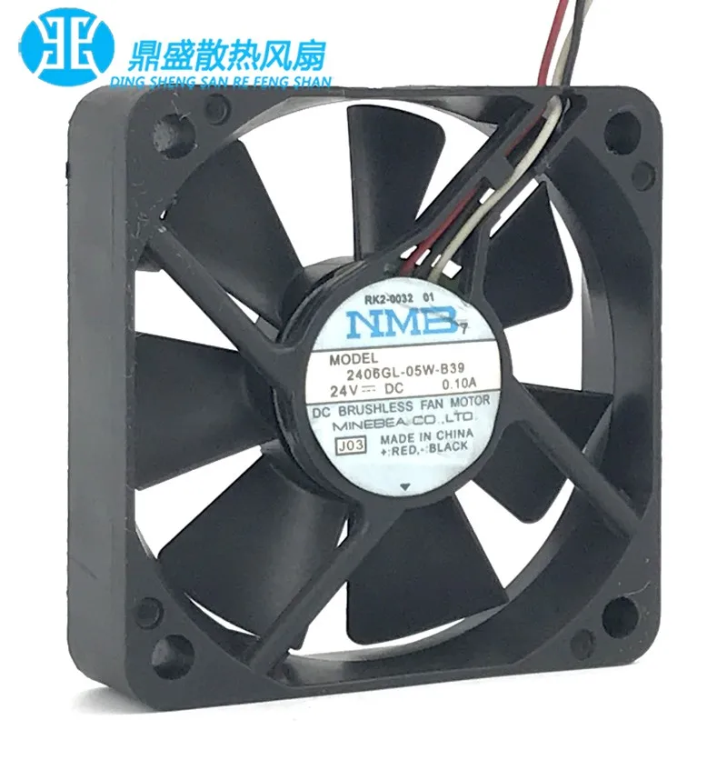 1pcs * ORIGINAL 2406GL-05W-B39 24V 0.10A 6015 60*60*15mm NEW COOLING FAN RADIATOR