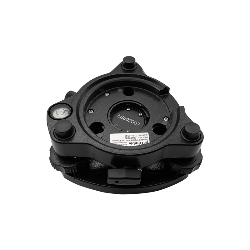 

high quality Black With Optical Plummet Three-Jaw Tribrach For Trimble surveying prism 5/8” gps instrument