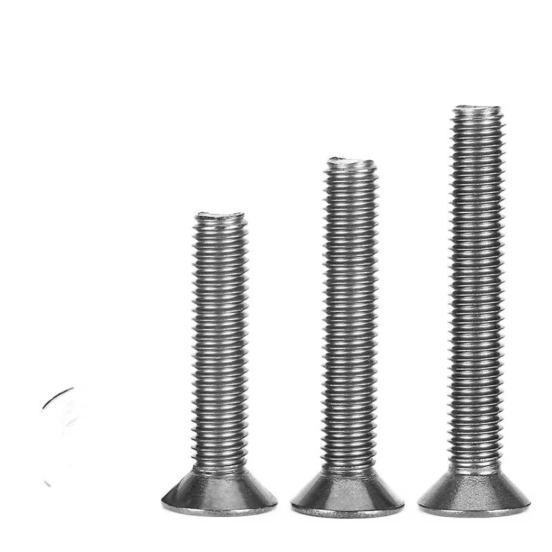 M2 M2.5 M3 M4 M5 M6 TA2 Titanium Hexagon Socket Countersunk Head Cap Screws / A4 Equivalent Titanium Allen Bolts