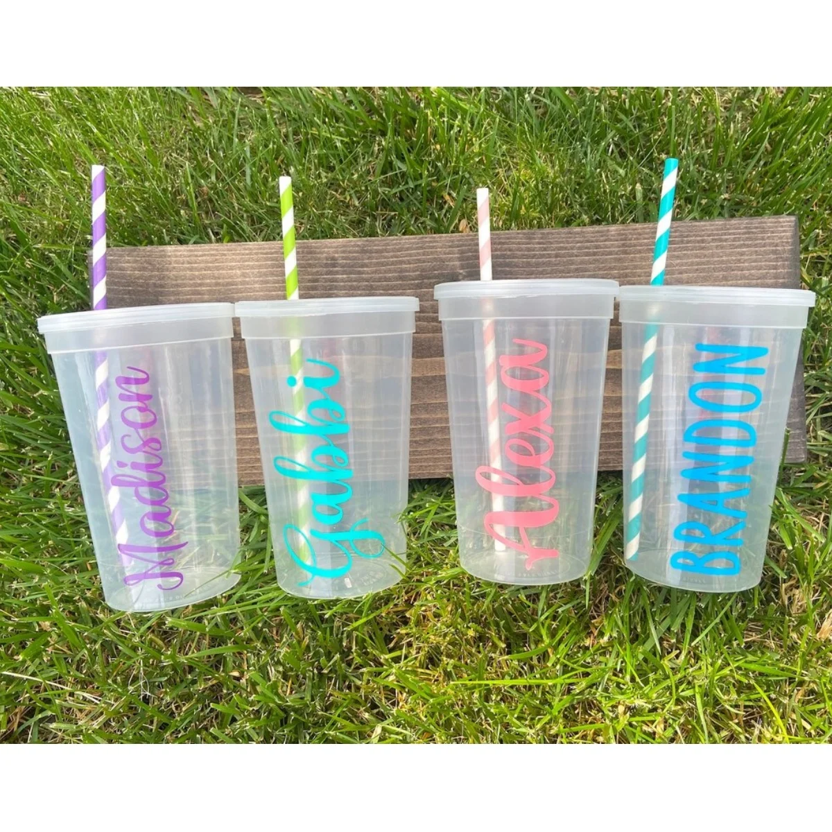 Kids Party Cups Personalized, Kids Party Favors, Birthday Party Cups, Plastic Cups Personalized, Cups with Straws and Lids, Todd