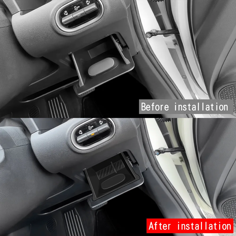 Under‑Dash Driver Silicone Drawer Storage Box For BYD RACCO 2026 2027 Interior Organizer Accessories