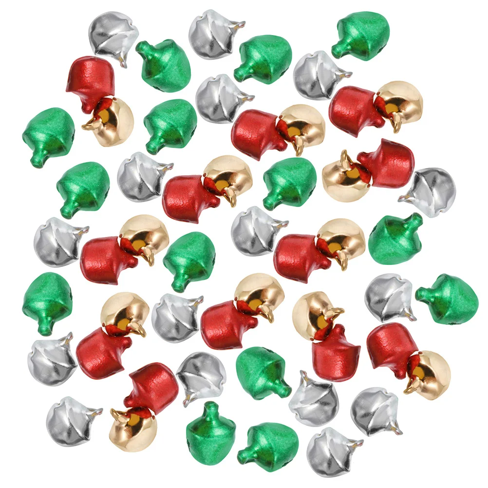 

400 Pcs Bells Iron Decorative Hanging Ornaments for Xmas Bell Decorations Xmas Tree Wedding Party Craft Festive