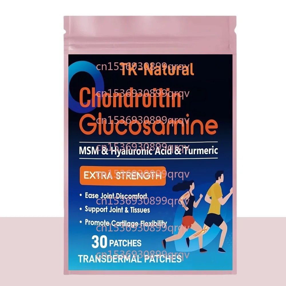 

30 Patches Glucosamine Chondroitin Transdermal Patches With MSM, for Cartilage and Bone Health Joint Support