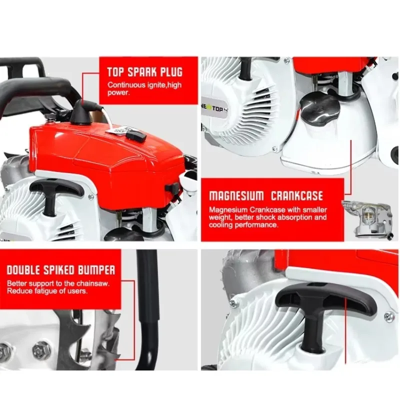 Professional Chainsaw Machine, 070, 105cc, Industrial Grade, Scie A, for Forestry, OEM Customization Supported