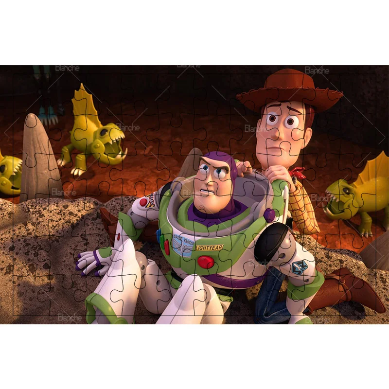 Toy Story Disney Cartoon Movie 300 500 1000PCS Puzzles Game Wooden Jigsaw Relax Hobby For Friend Gift Desk Kids Room Ornaments