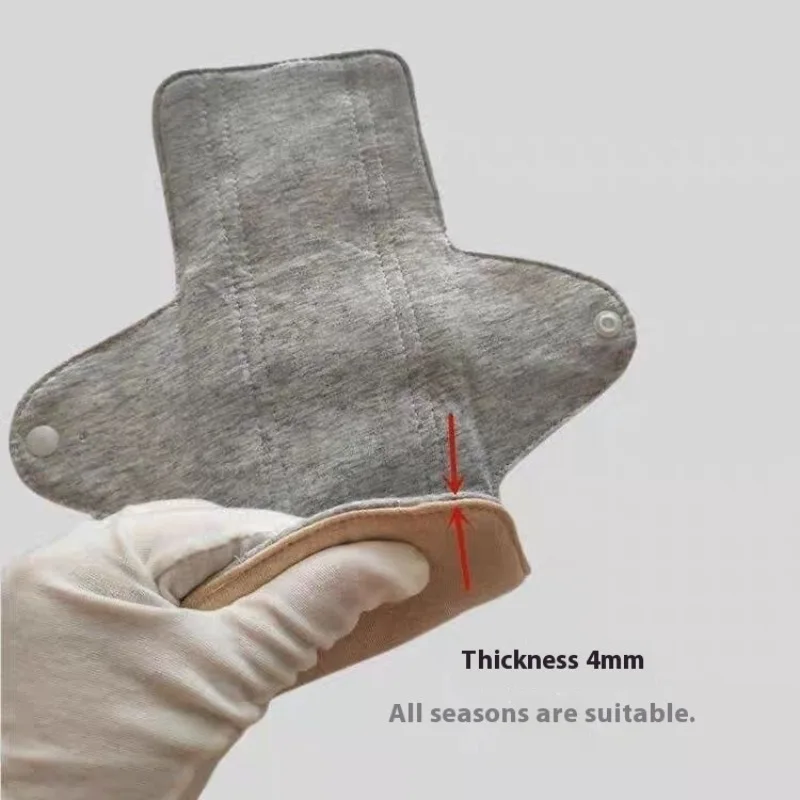 Graphene Incontinence Pad 26 ซม.ยาวพิเศษล้างทําความสะอาดได้ Bedridden ผู้สูงอายุ Anti Leak-Proof Reusable ผ้าอ้อมผู้ใหญ่ Hypoallergenic