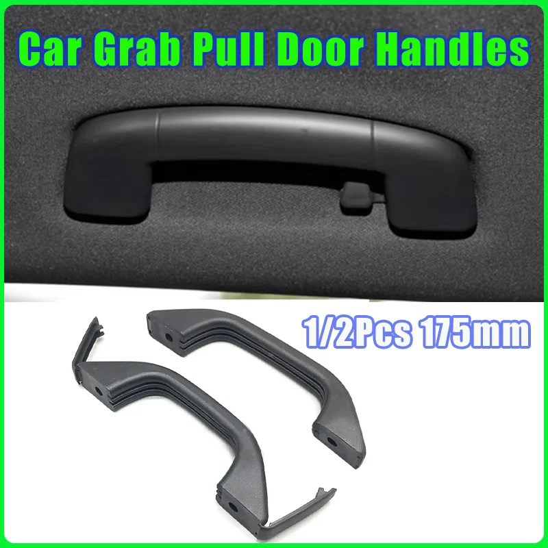 

1/2Pcs Grab Pull Door Handles with Hole Covers Trailer Caravan Motorhome Van RV Cargo Trailer 175mm Doors Handle Grab Bar Parts
