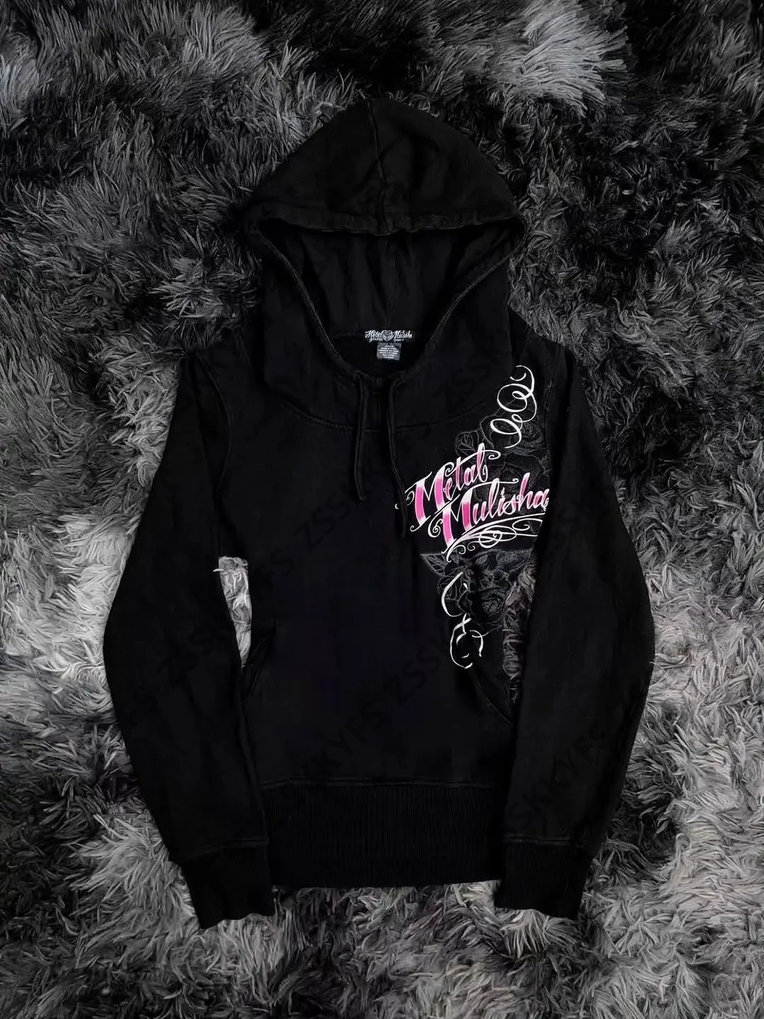 

Зимняя уличная одежда 2000-х годов, пуловер с надписью в стиле гранж, толстовки Y2k Shoujo Gyaru, корейская уличная толстовка с длинными рукавами, пальто с капюшоном