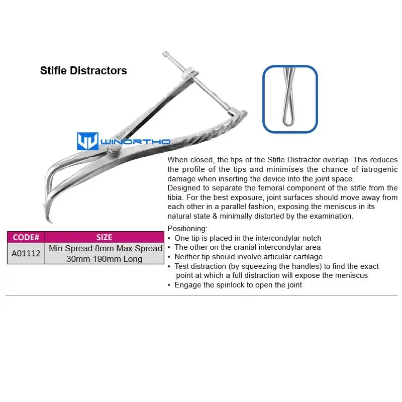 Stifle Distractors small veterinary orthopedic instruments  pet animal surgical Compression winortho