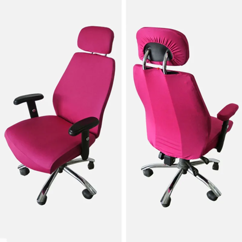 3pcs/lot Gaming Chair Covers Stretch Spandex Computer Swivel Chair Seat Covers Armrest Office Chair Covers