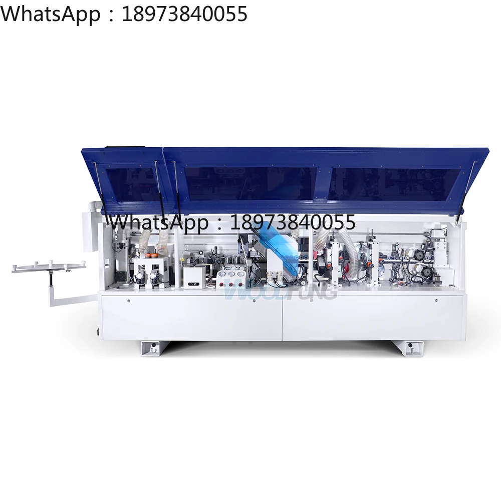 Woodfung Compact 3.5m Pre-milling Compact Edgebander Woodworking Automatic  Edge Banding Machine for Wood Pvc Furniture