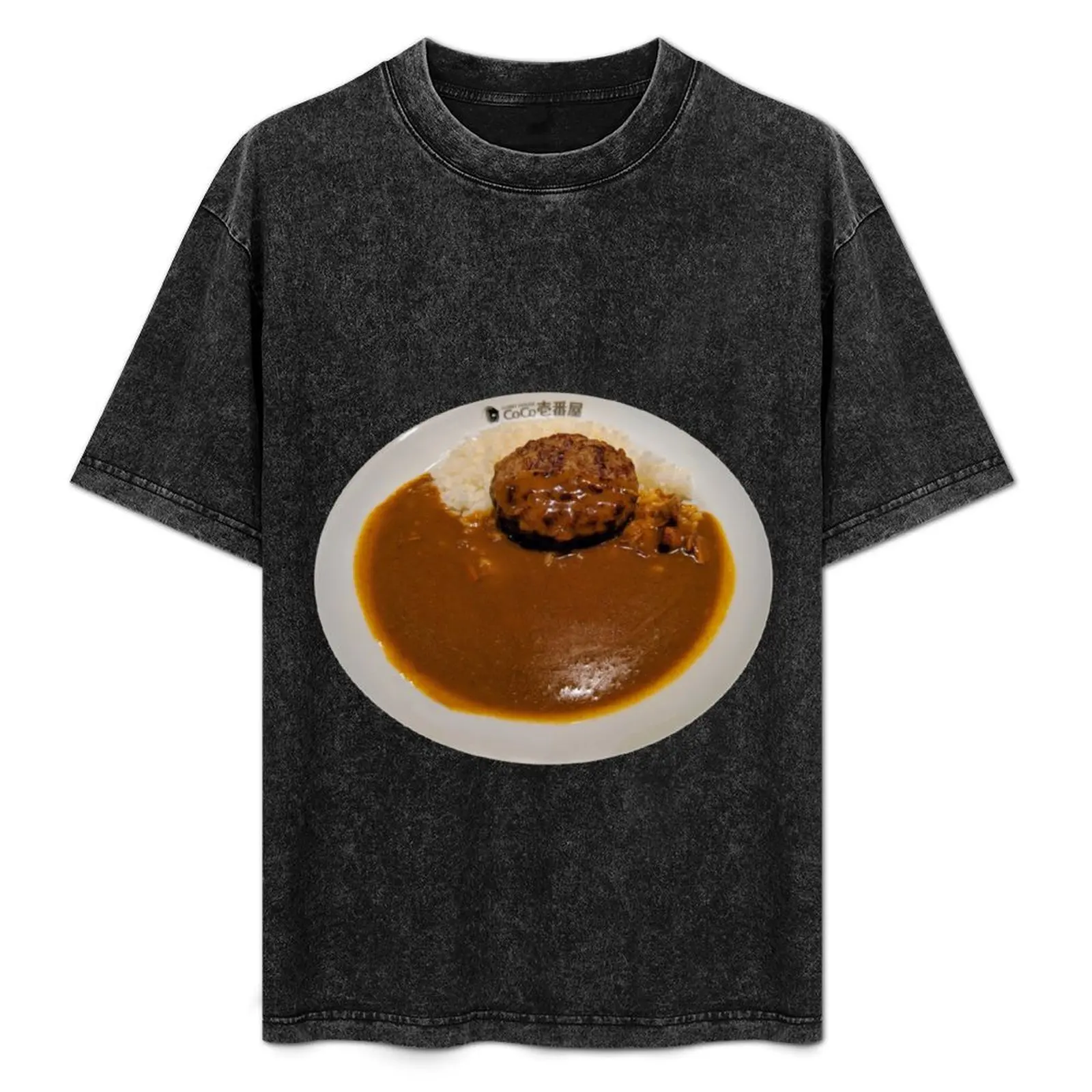 CoCo Ichibanya Curry House-Camiseta de Hamburgo Curry, ropa de boutique de San Valentín, camisas de archivo azul para hombres