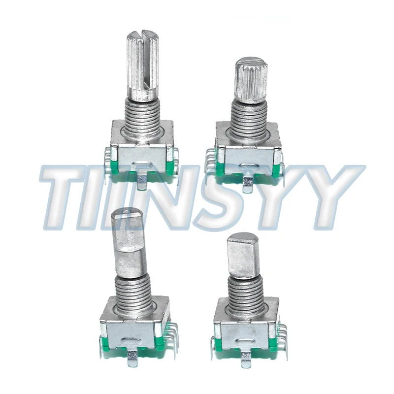 5PCS Half / Plum Axis Rotary Encoder, Handle Length 15mm / 20mm Code Switch/ EC11/ Digital Potentiometer With Switch