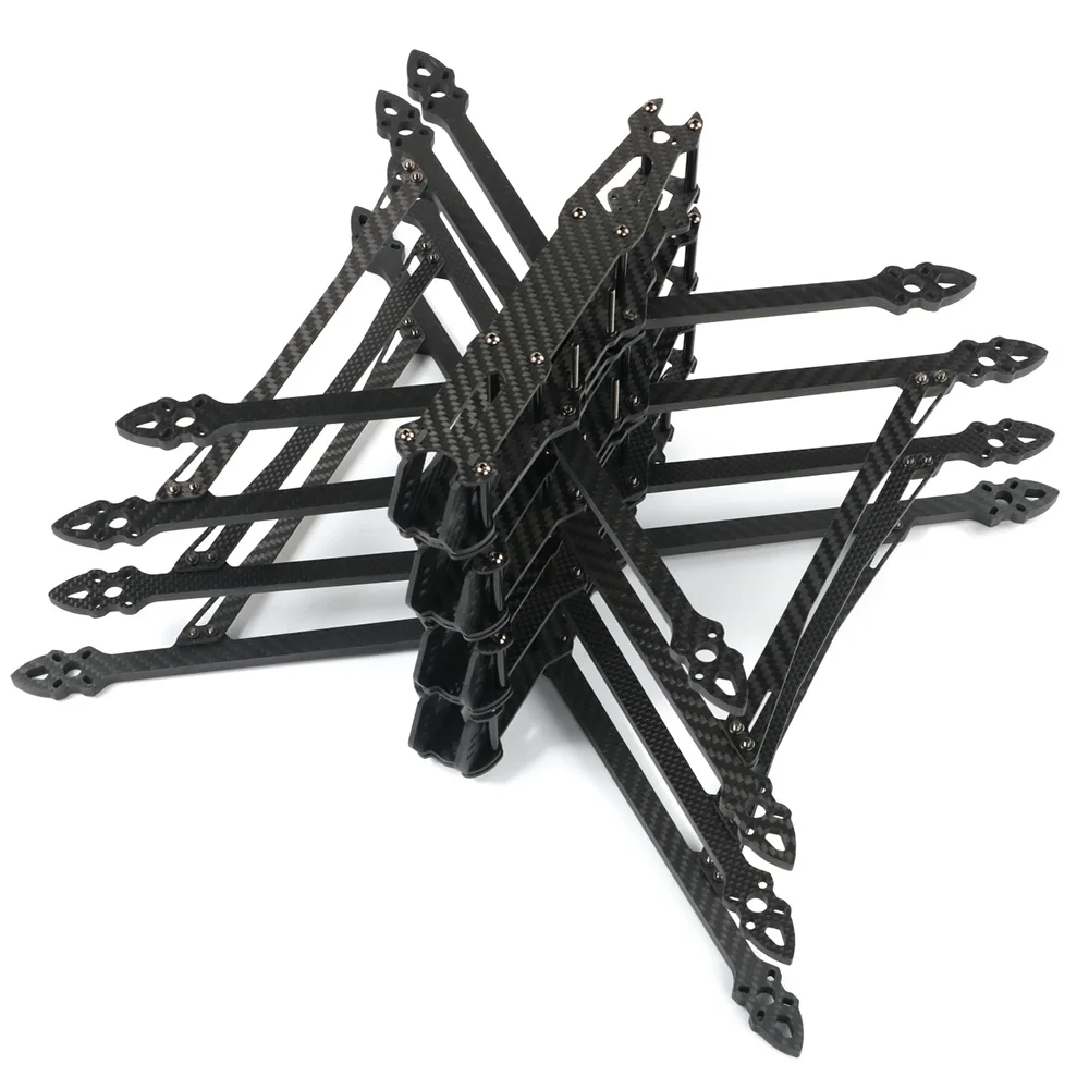 Mark4 V2 3K Carbon Fiber FPV Quadcopter Frame Kit – True-X 7/8/9/10 Inch Long Range Freestyle Racing Drone Frame with 30.5x30.5m