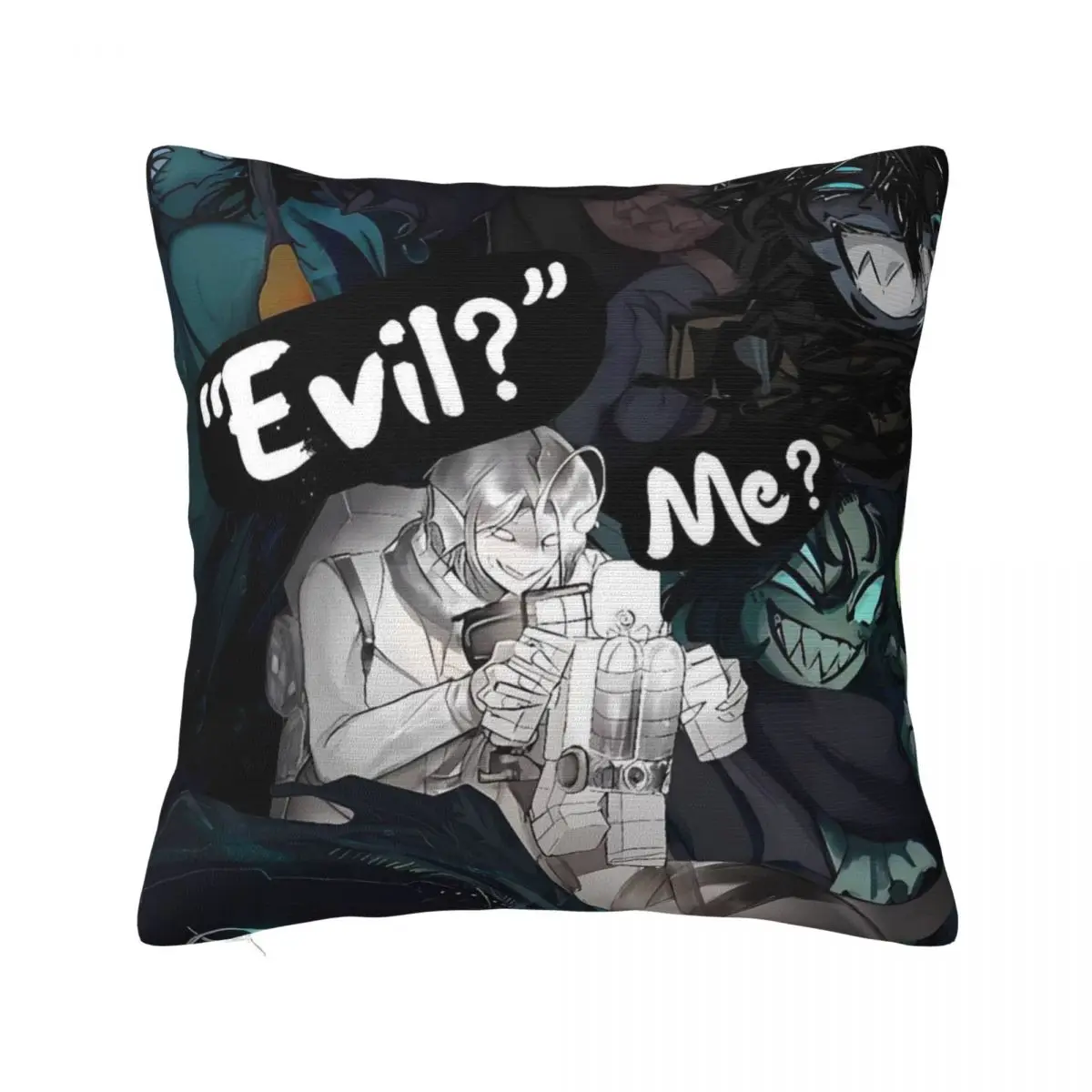 Sebastian Solace Pressure Horror Game Pillow Cover Fun Pillow Case For Living Room Chair Cushion Cover Soft Graphic Pillowcases