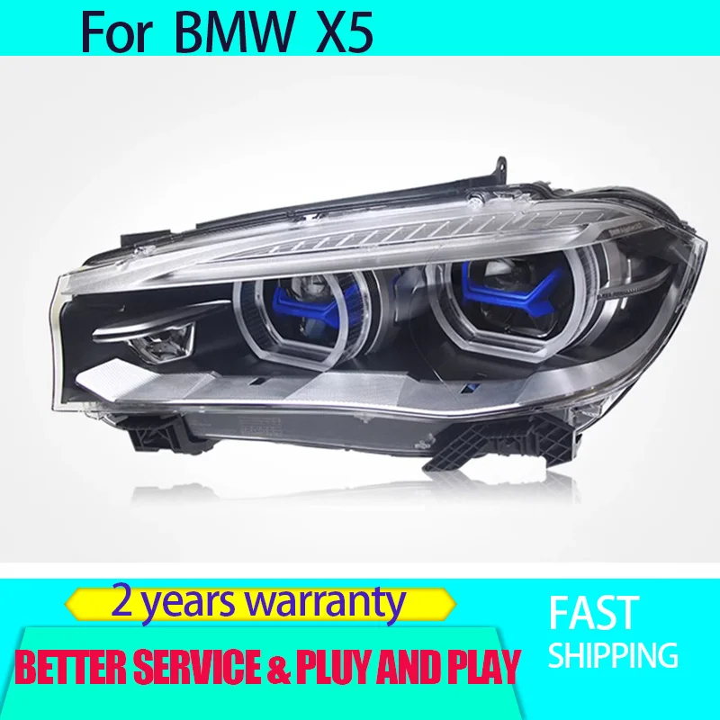 Car Styling for BMW X5 F15 Head Lamp 2013-2019 X6 F16 Headlight DRL Turn Signal Low High Beam Projector Lens