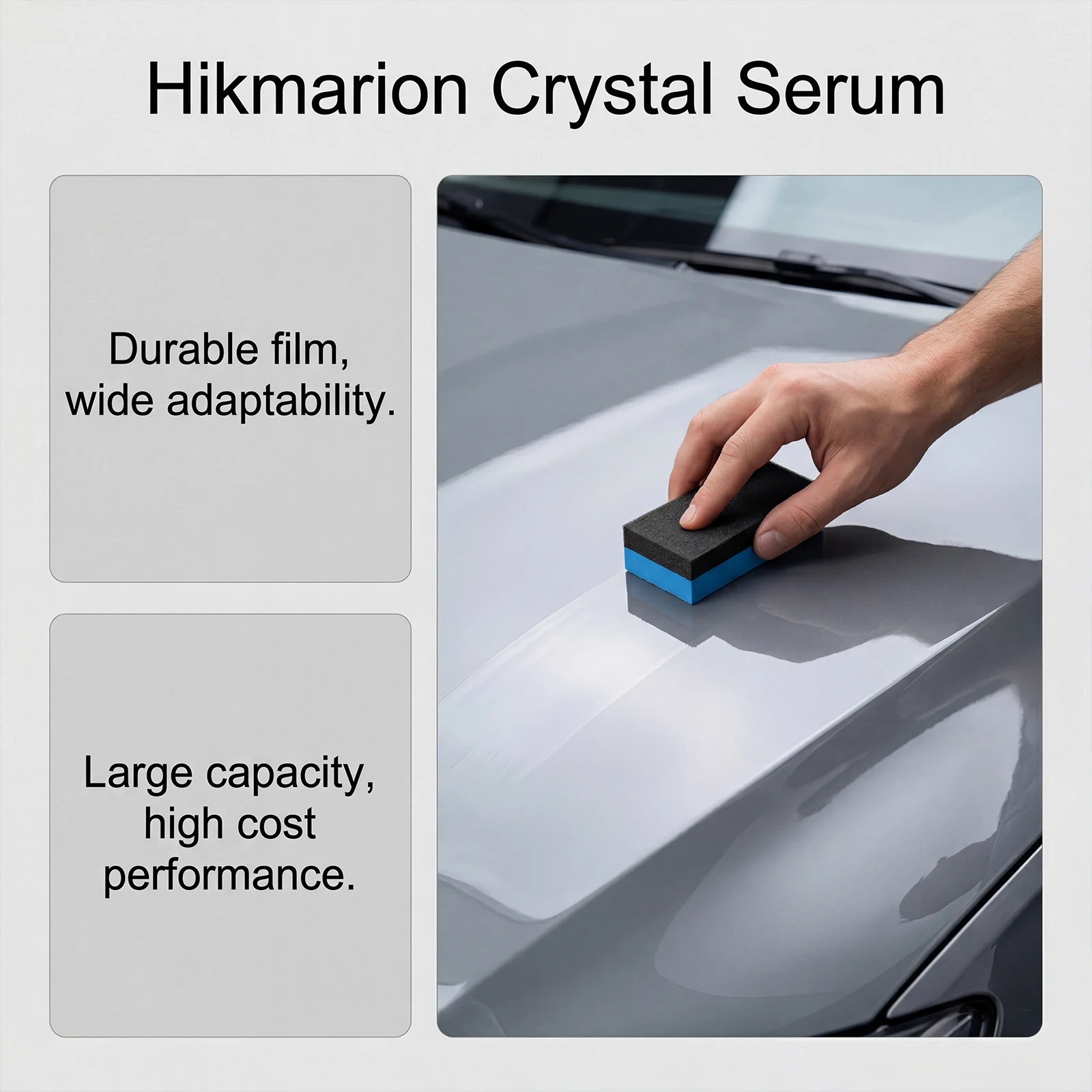 Auto-Kristallserum-Kit Fortschrittliche Graphen-Keramikbeschichtung für Autos, Keramik-Autobeschichtungs-Set Langanhaltender Glanz & Einfache Pflege – Detail 5