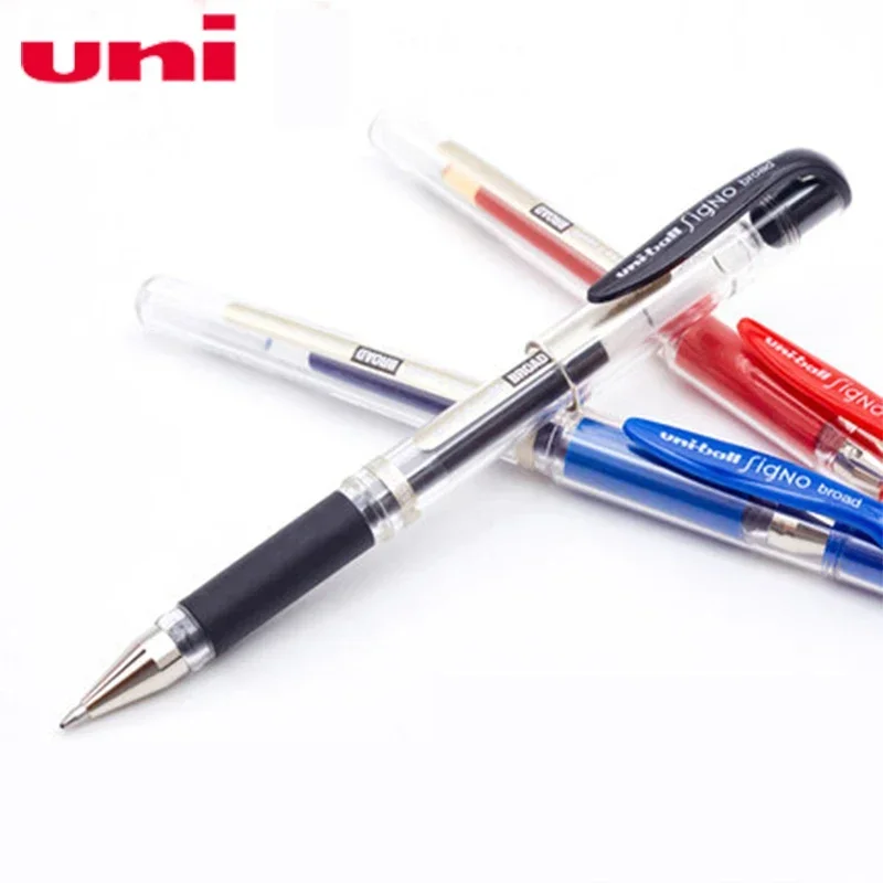 1Pcs Japan UNI Gel Pen UM-153 Waterproof Shorthand 1.0mm Ballpoint Pen Business Office Stationery Bullet Tip Gel Ink Pen