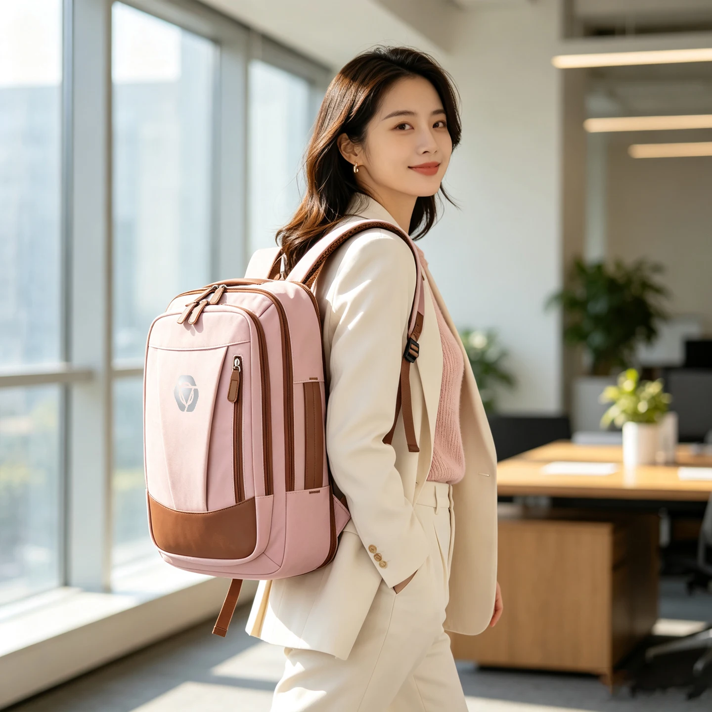Backpack for Women, Large Capacity, Multifunctional Computer Backpack for Business Trips and Travel, Men's Backpack with Expansion Feature, College Student Backpack