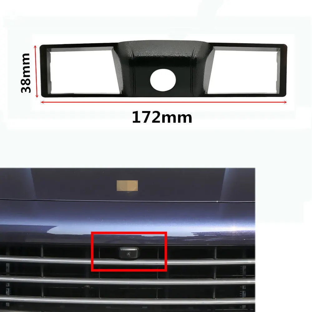 YIFOUM Car Front View Positive Logo Camera Bracket Shell Frame Housing For Porsche Cayenne 9Y0 PO536 2018 2019 2020