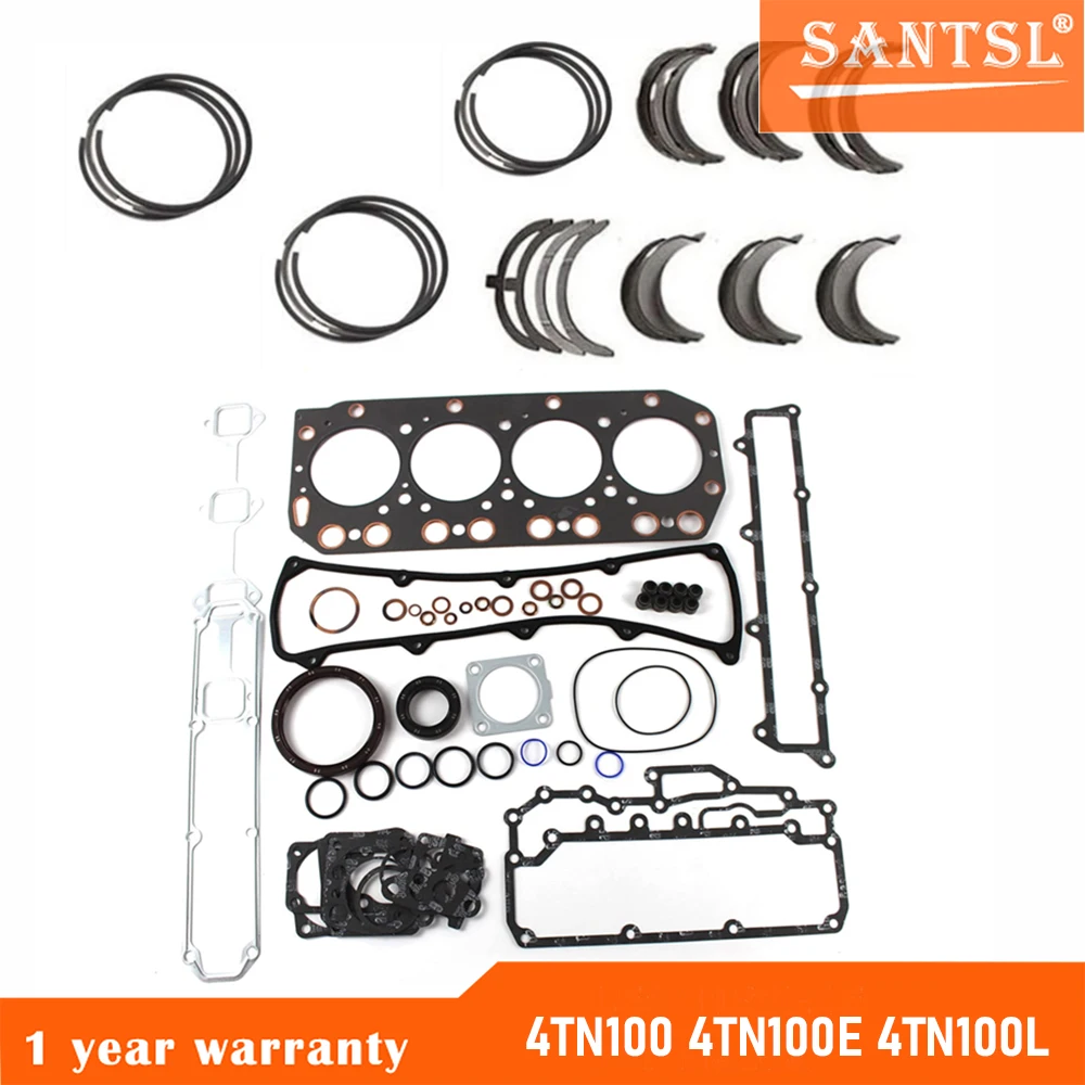 

Overhaul Rebuild Kit 4TN100 4TN100E 4TN100L For Yanmar Engine Ring Repair Auto Parts