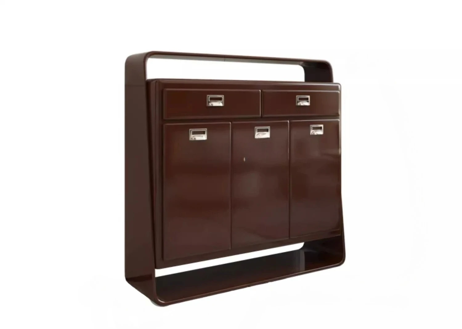 

Modern simple paint original designer solid wood storage chest shoe cabinet