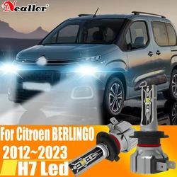 2x High Power H7 Led Headlight Canbus No Error H18 Car Bulb 6000K White Light Diode Lamp 12v 55w For Citroen BERLINGO 2012~2023