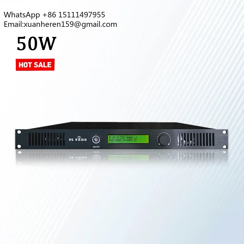 50W Long Range Wireless Transmitter Professional Fm Transmitter for Radio Station Shortwave Radio Transmitter
