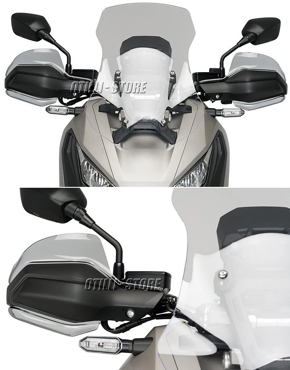 New Hand Shield Protector Windshield Hand Guard Extension For HONDA XADV750 X-ADV 750 CRF1000L CRF 1000 L Africa Twin 2020 2019