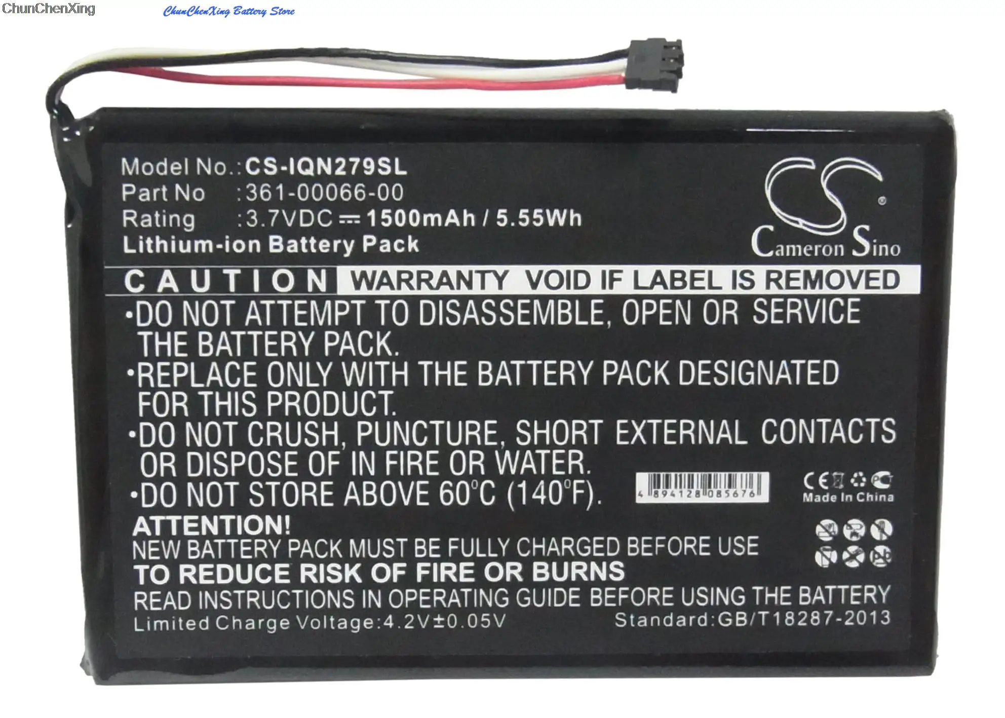 Camera Sino – batterie 1500mAh pour Garmin Dezl 760LMT, Dezl 760LMT-D, Nuvi 361, Nuvi 2757LM, Nuvi 00066, Nuvi 2797LMT, 2757-2797-00