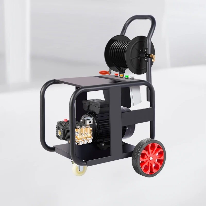 

New 3KW 220V Household Electric Power Sewer Dredging Machine High-Pressure Drain Line Cleaning 150bar Small Pipe Cleaning