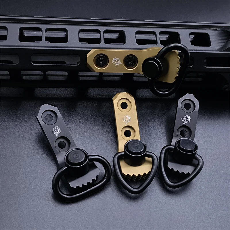 

KAC Straps Button Base QD Sling Swivel Button Mount M-lok 360Degree Swivel Quick-Release Mount Two Point Sling Mount Adapter