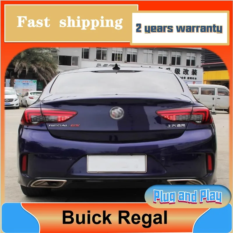 

Стайлинг автомобиля для Buick Regal задние фонари 2017-2020 Opel задний фонарь Задний DRL противотуманный тормозной сигнал поворота заднего хода