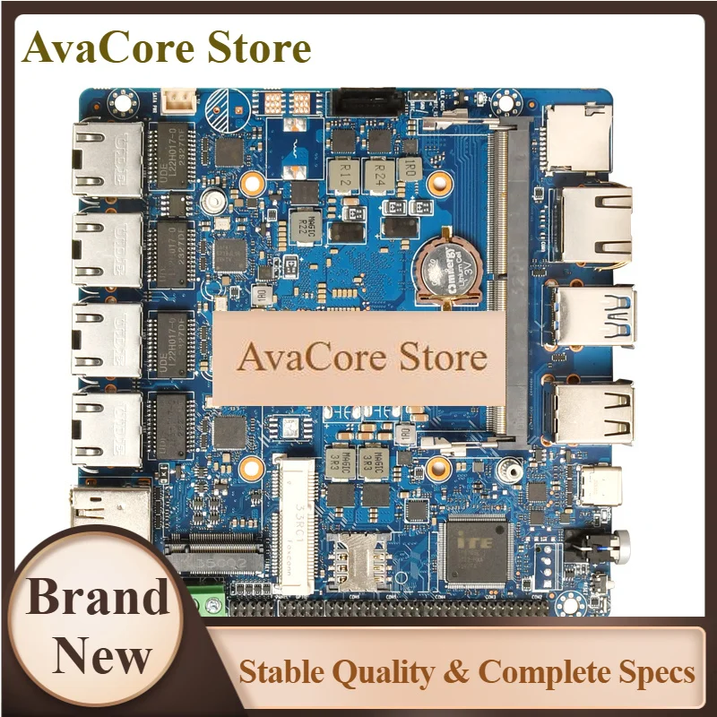AvaCorePiesia Wholesale Intel Alder Lake N95/N100/N200/N300 Processor Industrial Motherboard With 4LAN