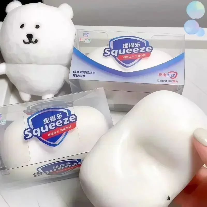 Hot! Crunchy Soap Ball Squishy Stress Ball Filled Soft Squeeze Fidget Toy Anti-Stress Anxiety Relief Hand Decompression Toy image 5