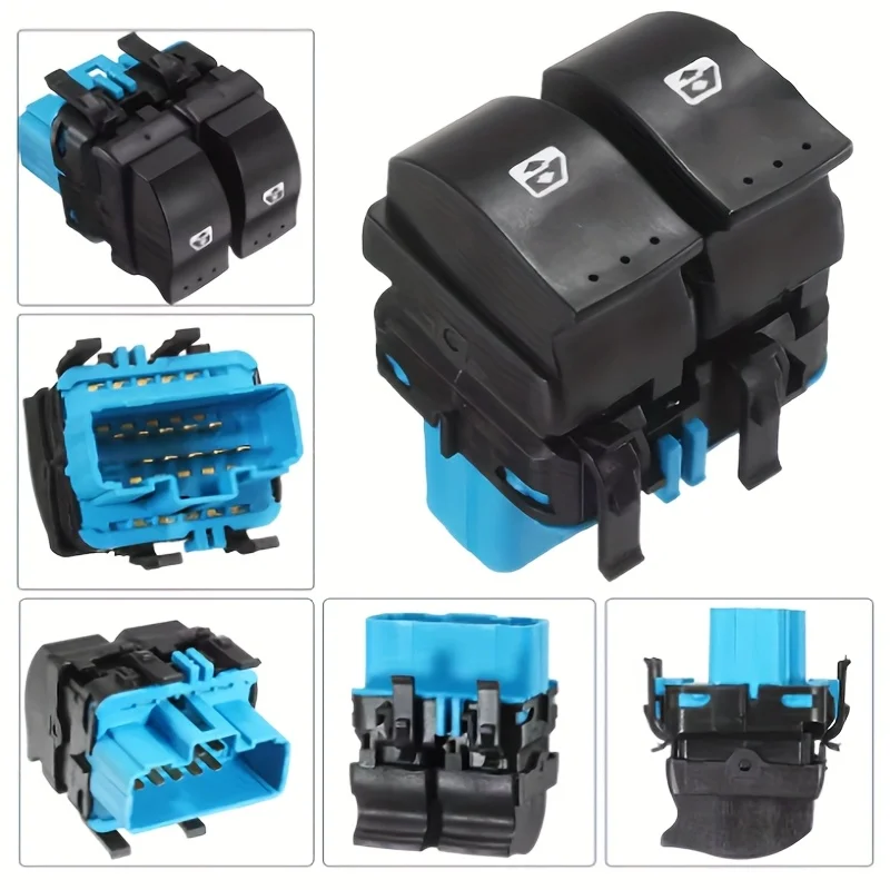 For Renault MEGANE MK 2 Scenic 2 Espace IV Front Uncharged 10 Pin Electric Window Switch, 82001077772 for 2003-2014 Year Model